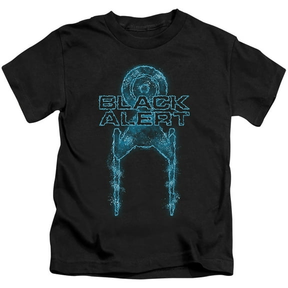 Star Trek Discovery Black Alert Youth 18/1 T-Shirt Black