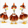 thumbnail image 2 of Sruoe Halloween Porch Goose Outfits, 23 Inch Porch Goose Clothes, Goose Clothes Dress, Goose Sculpture Clothes for Lawn Statue Cement Statue Yard Patio Party Decoration, 2 of 5