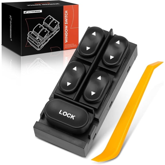 A-Premium Power Master Window Switch Compatible with Ford Mustang 1994-2004 Escort 1997-2002 & Mercury Tracer 1997-1999, Front Left Driver Side, Replace # F4ZZ14529B