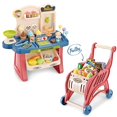 thumbnail image 4 of Mundo Toys Supermarket Playset with Cart – Pretend Grocery Store with Lights & Sound Plastic, 4 of 7