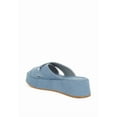 thumbnail image 6 of London Rag Karbi Denim Flatform Womens Slip Ons, 6 of 10