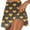 Yellow2, variant on Plebaso Women's Tennis Skirts Built in Shorts High Waist Heart Print Cute Shorts Athletic Sports Skorts