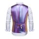 thumbnail image 3 of pstuiky Camisetas sin mangas para hombre, Blusa sin mangas con cuello en V, botones y pajarita con bolsillos estampados a la moda para hombre Camisas de hombre xxl, 3 of 3