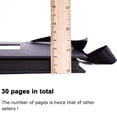 thumbnail image 3 of MGFED Scrapbook Photo Album 8x8 Inch DIY with Cover Photo Pocket, Black, Kraft Paper, Silk Ribbon Craft Paper, 30 Pages, 3 of 9