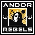 thumbnail image 2 of Juniors Star Wars: Andor Cassian Bold Rebels Racerback Tank, 2 of 5