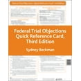 thumbnail image 1 of NITA: Federal Trial Objections Reference Card (Edition 3) (Book), 1 of 1
