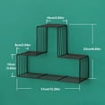 thumbnail image 5 of Floating Shelves Wall Mounted Functional Decorative Storage Rack, 5 of 5