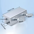 thumbnail image 2 of Cerradura de seguridad de marco de puerta ajustable con llave para dormitorio de hogar infantil (2 piezas), 2 of 2