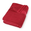 Hotel Style Luxurious Cotton Bath Towel, Dark Red