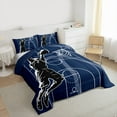thumbnail image 3 of Homewish Basketball Gamer 2pcs Bedding Comforter Set for Female Men Teens,Ball Game Twin Comforter Sets,Sport Theme Breathable Bedding Set,Ultra Soft Home Decor,Reversible, 3 of 8