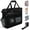 Black - Front Opening, variant on Portable Carrying Bag for Ninja Slushi Machine FS300/FS301 - Dustproof Travel Storage Bag Cover for Slushie Machine (Side-Opening, Black)