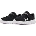 thumbnail image 1 of Under Armour Chaussure de Course pour Bébé Assert 9 à Fermeture Alternative, Noir (001)/blanc, 5, 1 of 3