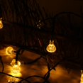 thumbnail image 1 of PVC Material Lamp String, Warm White  Shaped Solar Lamp String, Wedding Party For Outdoor Yard Lawn Decor Garden, 1 of 8