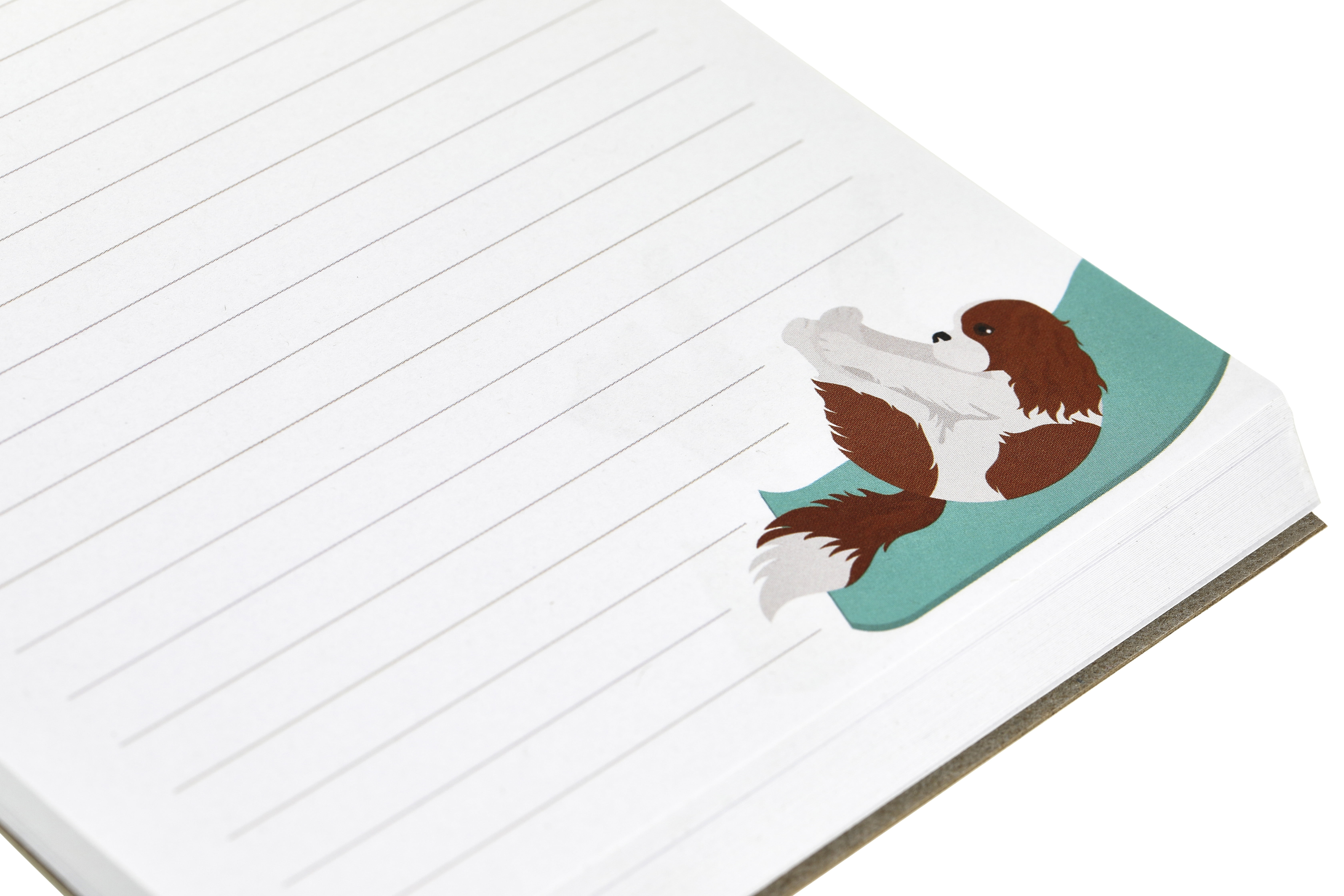 (2 pack) Sunshine & Sage Dog Lovers Yoga Journal with 100 Sheets Narrow Ruled - Decorative Writing Pad