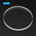 thumbnail image 3 of Unique Bargains 1.18x0.12' Dia Flashlight Glass Lens, 2 Pcs Polished Edge Glass Lens, Transparent, 3 of 5