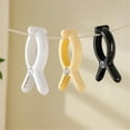 thumbnail image 6 of Fdelink No Mark Clothes Clip,Black Drying Clip,Plastic Clothes Pins with Strong Anti Springs Heavy Duty Beach Towel Clips Laundry Clothespins To Keep Your Towel Clothes Blankets To Dry On Clothesline, 6 of 9