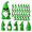 Alien-1.4in-50, variant on 50 Mini Alien Statue Figures 1.4in Bulk Decorative Figurines