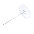 thumbnail image 3 of Clear White Straight Rod Paper Memo Holder Spike Stick Bill Fork, 3 of 5
