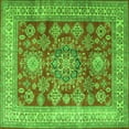 thumbnail image 1 of Ahgly Company Indoor Square Persian Green Traditional Area Rugs, 8' Square, 1 of 1