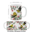 thumbnail image 5 of WIRESTER 11oz 325ml Ceramic Tea Cup Coffee Mug With Handgrip For Gift, Birthday, Anniversary, Christmas - American Goldfinch Birds, 5 of 8