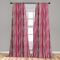 thumbnail image 5 of Ambesonne Abstract Curtains, Vertical Colorful Line, Pair of 28"x63", Multicolor, 5 of 5