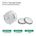 thumbnail image 3 of Unique Bargains 12Pcs Bright LED Tea Light, White Waterproof Flameless Candle Color Change Party Wedding Festivals Decor, 3 of 7
