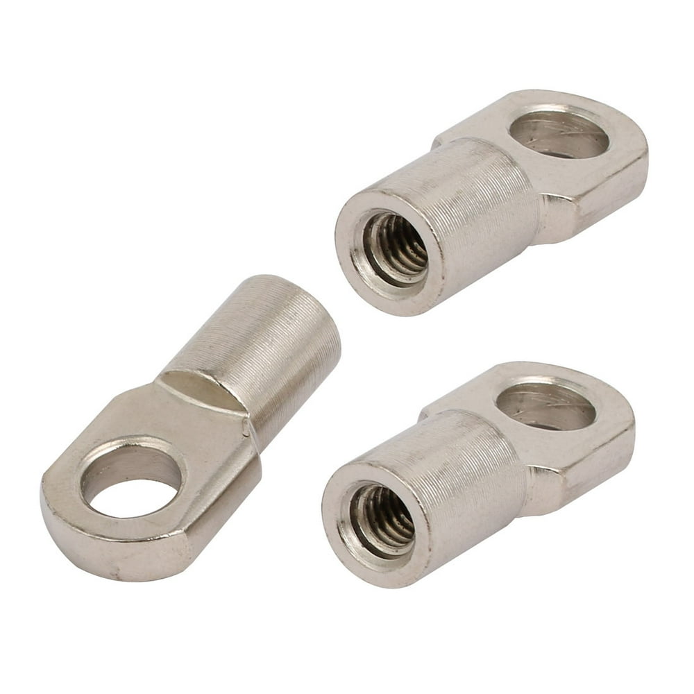 M6 Female Threaded 45 Steel Gas Spring Strut Joint End Fitting 3pcs