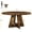 Dark Brown, variant on 47" Round Dining Table for 4, Wooden Farmhouse Kitchen Table, Sturdy Dinner Table for Family Meals & Gatherings