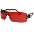 thumbnail image 1 of Gafas de Sol SENMARIES Sin Montura Y2K con Montura Metálica de Llama UV400, 1 of 6