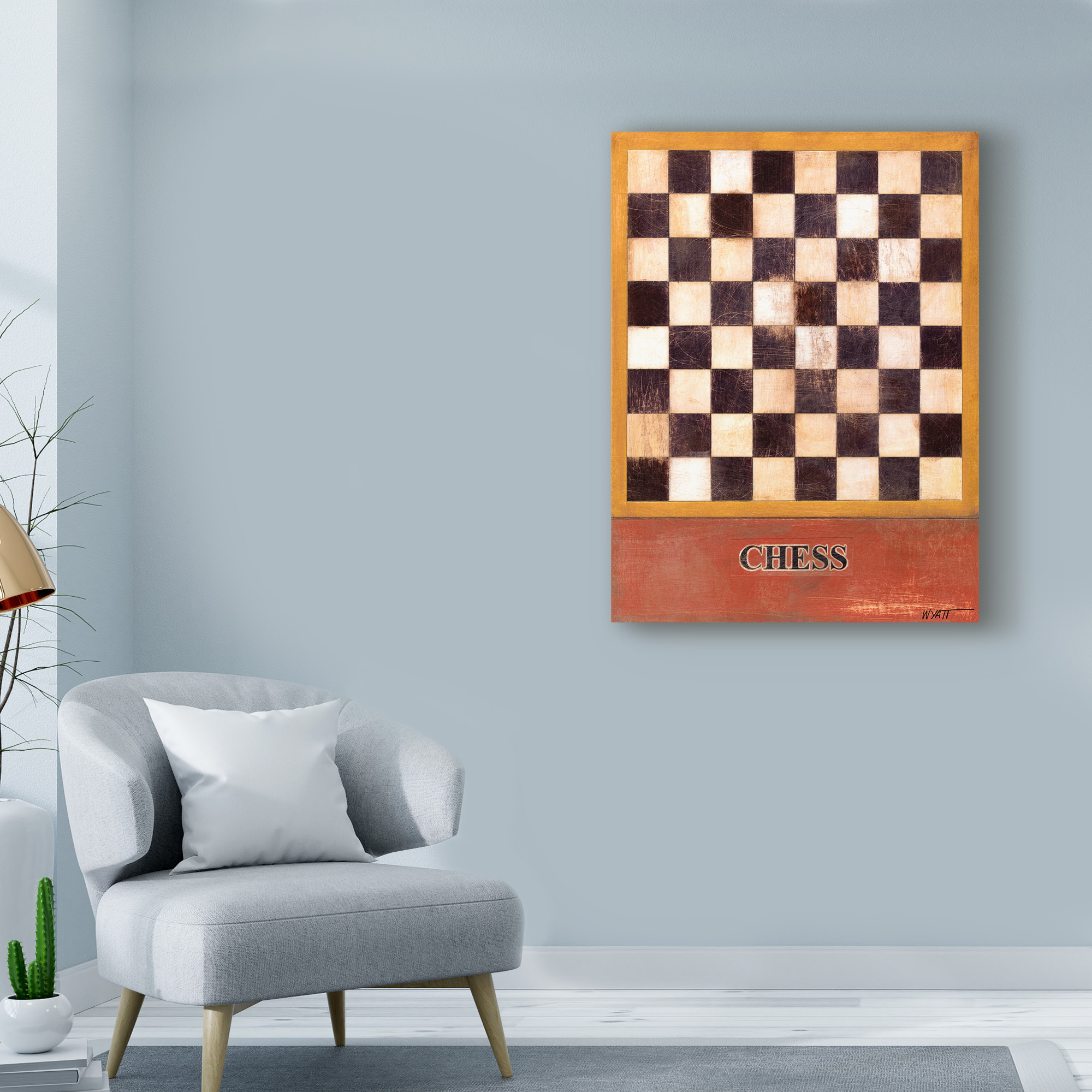 Trademark Fine Art 'Chess' Canvas Art by Norman Wyatt