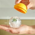thumbnail image 4 of BNNG Large Round Ice Ball Maker Mold Silicone for Whiskey - 2-in-1 Funnel Lid - Big Sphere Ice Mold for Cocktails Bourbon - Easy Release - Perfectly Round Ice Cube Tray, 4 of 8