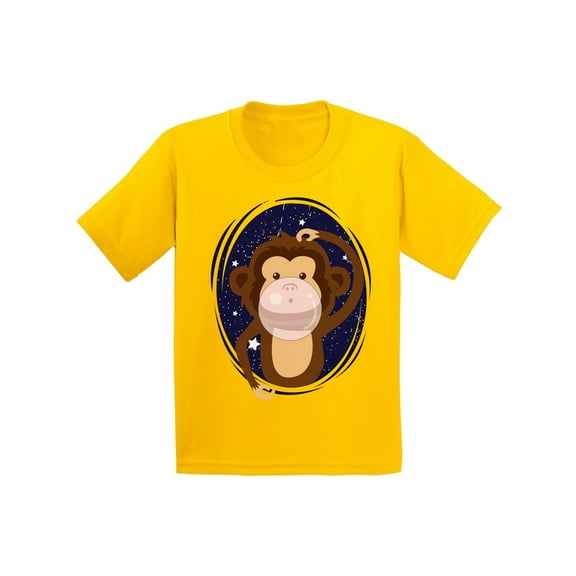 Awkward Styles Monkey Shirts for Kids Monkey Birthday Tshirt Gifts Birthday Gift First Birthday Gift Tshirts Second B-day Youth Shirts Third Birthday Monkey Gifts for Boys and Girls 4th 5th Years Old