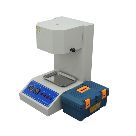Melt Flow Index Rate Tester MFR Tester Indexer Flow Rate Meter PEPP Particle Melt Finger Tester with Digital Display 110V
