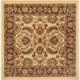 thumbnail image 2 of Rugs.com Aditi Collection Rug – 4' Square Cream Low Rug Perfect For Living Rooms, Kitchens, Entryways, 2 of 9