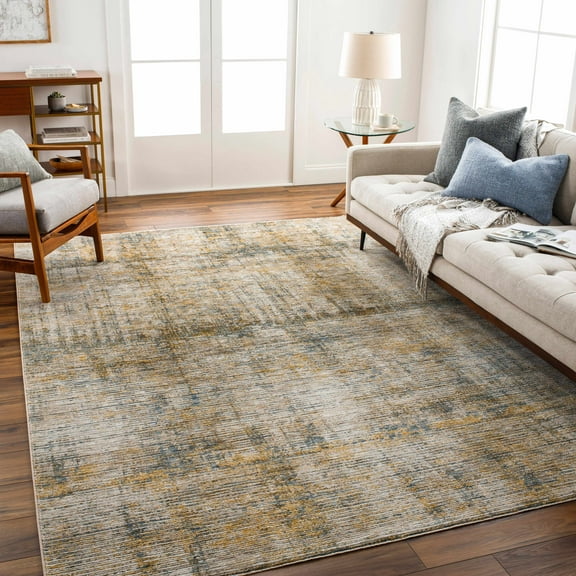 Hauteloom Osma Living Room, Bedroom Area Rug - Gray, Beige - 2' x 3'