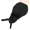 thumbnail image 5 of Gorro de camarero de restaurante Gorro de cocinero de cocina Gorro de trabajo creativo Gorro de cocina cómodo (negro), 5 of 5