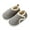 Grey, variant on Lujianch Fashion Cute Autumn And Winter Boys And Girls Slippers Flat Bottom Lightweight Soft And Comfortable Warm Solid Color Cartoon Animal Shape Kids House Shoes for Girls Size 6