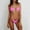 Pink, variant on Cethrio Bikini Tops for Women Swimsuits-Solid Split Diamond Swimwear White