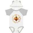 thumbnail image 3 of Inktastic Thanksgiving Turkey Fall Holiday Wreath Boys or Girls Baby Bodysuit, 3 of 5