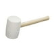 thumbnail image 1 of Martillo de goma con cabeza de goma blanca, cómodo martillo de goma para 1050g, 1 of 9