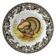 thumbnail image 2 of Woodland Turkey Salad Plates Set of 4, 8” | Perfect for Thanksgiving and Other Special Occasions | Made in England from Fine Earthenware | Microwave and Dishwasher Safe, 2 of 2