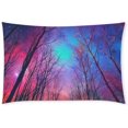 thumbnail image 5 of FMSHPON 3 Piece Bedding Set Starry night in the woods Twin Size Duvet Cover with 2 Pillowcase for Home Bedding Room Decoration, 5 of 5