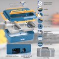 thumbnail image 2 of Electric Lunch Box For Car 3 In 1 Portable Food Warmer Heater Insulation Lunch Bag, 2 of 5
