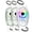 Mixed Color, variant on CLIQKWEN Deep Drop Fishing Light - LED Underwater Bait Lure with Flasher for Deep Sea Squid