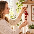 thumbnail image 6 of Cardinal Spiral Hanging Crochet Kit Full DIY Craft Supplies for Christmas Handmade Ornament Comes with Yarn Tools and Detailed Guide (Cardinal), 6 of 9