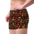 thumbnail image 2 of Fuzoiu Animal Print Men's Ultra Breathable Underwear,No Riding Up Boxer Briefs with ComfortFlexible Waistband-Medium, 2 of 5