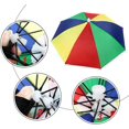 thumbnail image 3 of Yjmei - 2 sombrillas para la cabeza, para pesca, protección solar UV, para mujeres y hombres, golf, playa, senderismo y jardinería, 3 of 5