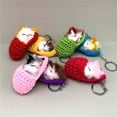 thumbnail image 2 of LLavero de gato para dormir, pantuflas, bolso de felpa de gato, colgante, llavero de coche, Animal de simulación, regalo pequeño, 2 of 6