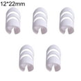 thumbnail image 2 of Flmtop 5Pcs Guitar Ukulele Plastic Thumb Finger Nail Fingertip Picks Protectors Set, 2 of 9