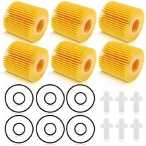 Engine Oil Filter - 6 Pack Compatible with Toyota Camry 2007-2017, Lexus, Scion, RAV4, Highlander$$Vehicle Parts & Accessories